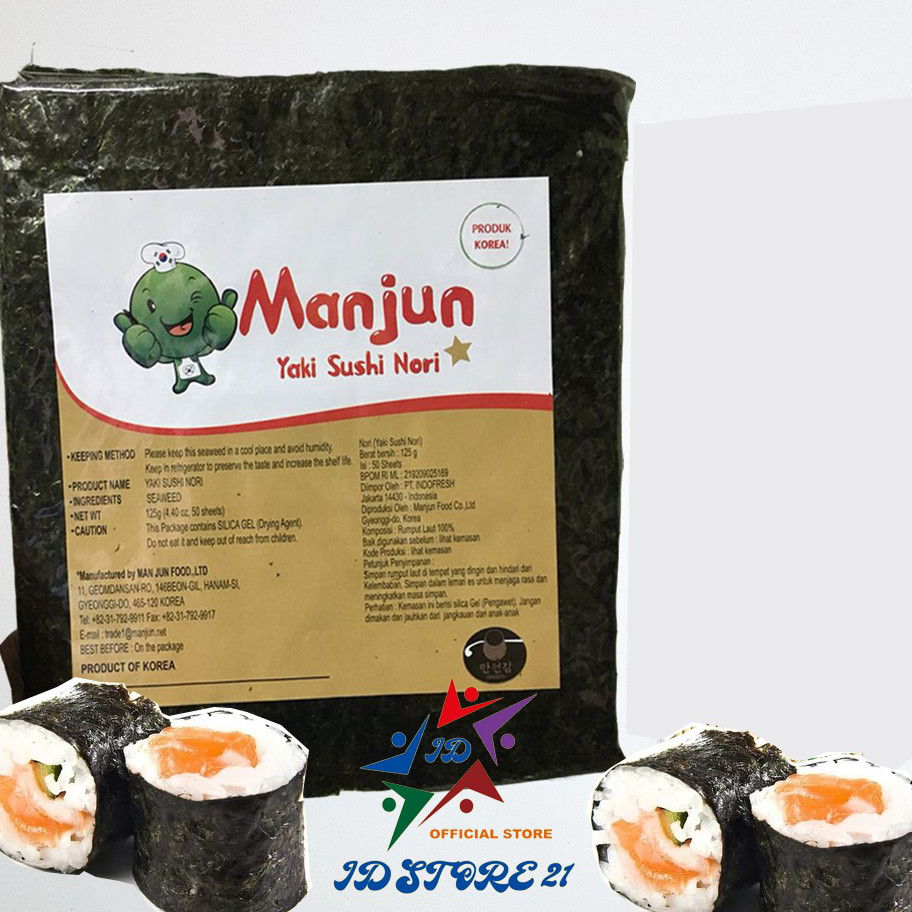 

NZTD8580 Terbaru Halal Manjun 5 Lembar Yaki Sushi Nori Rumput Laut Seaweed Gimbap