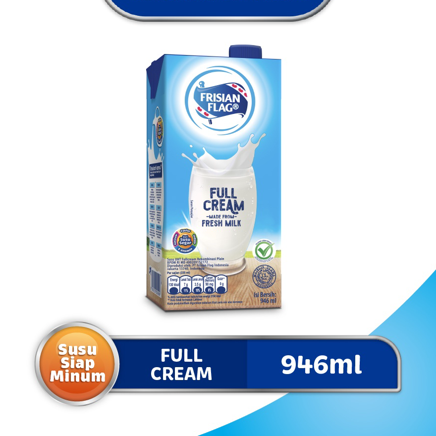 

LJZX6532 Terbaru Frisian Flag Family UHT Full Cream 946 ml