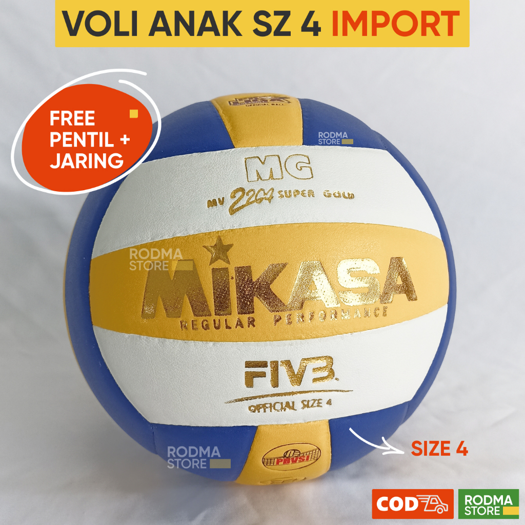 Bola volley voli anak size ukuran 4 import junior mini volley ball