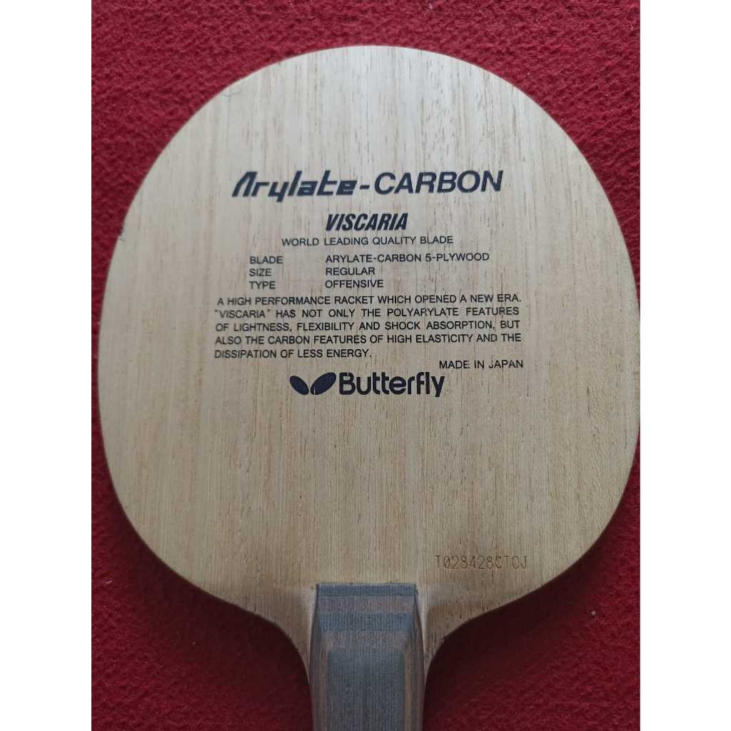 Bet tenis meja butterfly viscaria FL original bekas