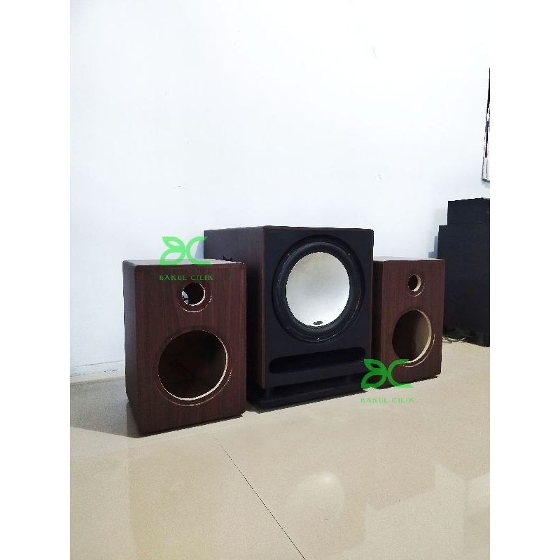 Paket Box Speaker System 2.1 - 12 Inch Sub + 8 Inch Monitor