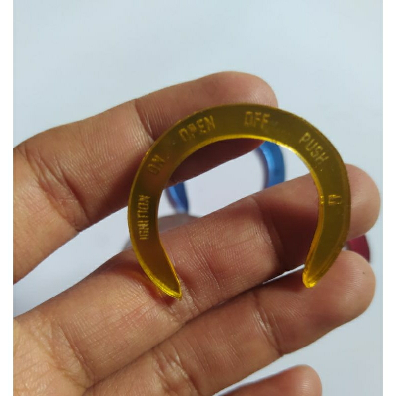 Emblem Kunci Motor Akrilik Nmax Keyless/Aerox Keyless/XMAX 250