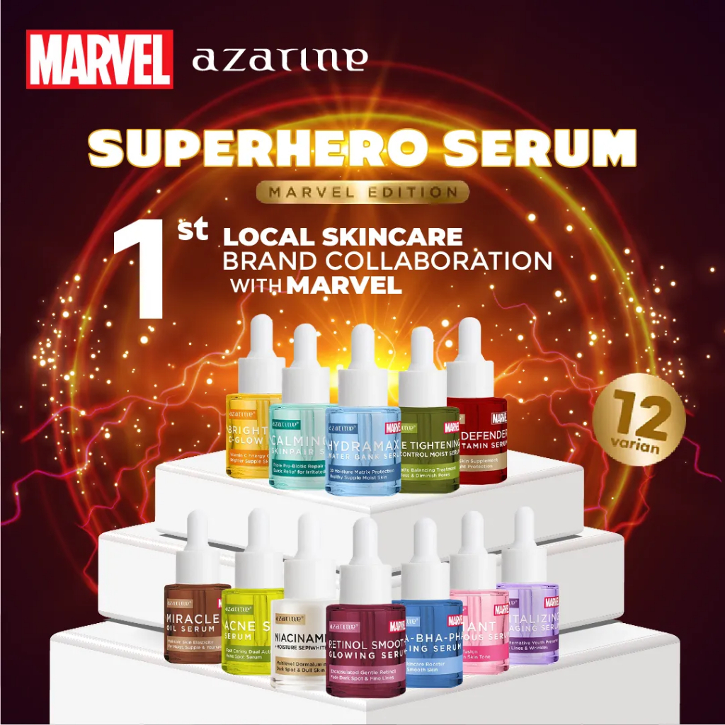 ✨ Aphrodite ✨ AZARINE Superhero Serum Marvel Edition Series 20ml - Retinol | Anti Aging | Miracle Oi