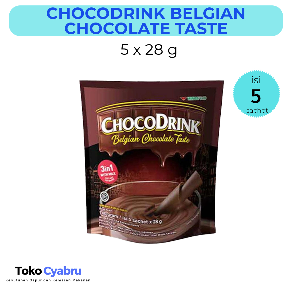 

Minuman Instan Belgian Chocolate CHOCODRINK 5 x 28 g