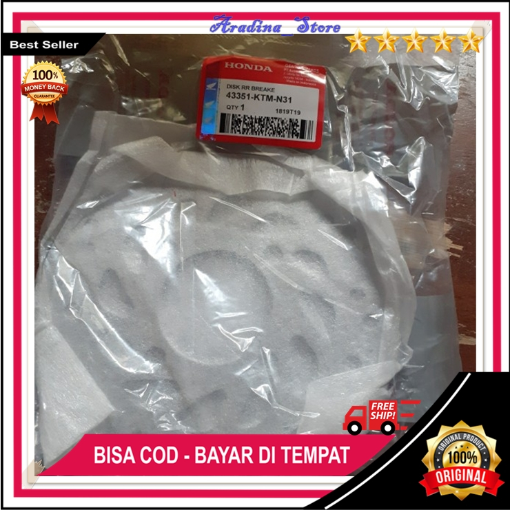 ORI Piringan Cakram Supra X 125 Belakang Original Honda Disc Disk Rem Belakang Supra X 125 / CS1 KTM