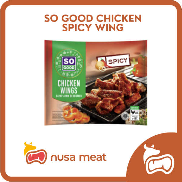 

So Good Chicken Frozen Food Spicy Wing - 400gr