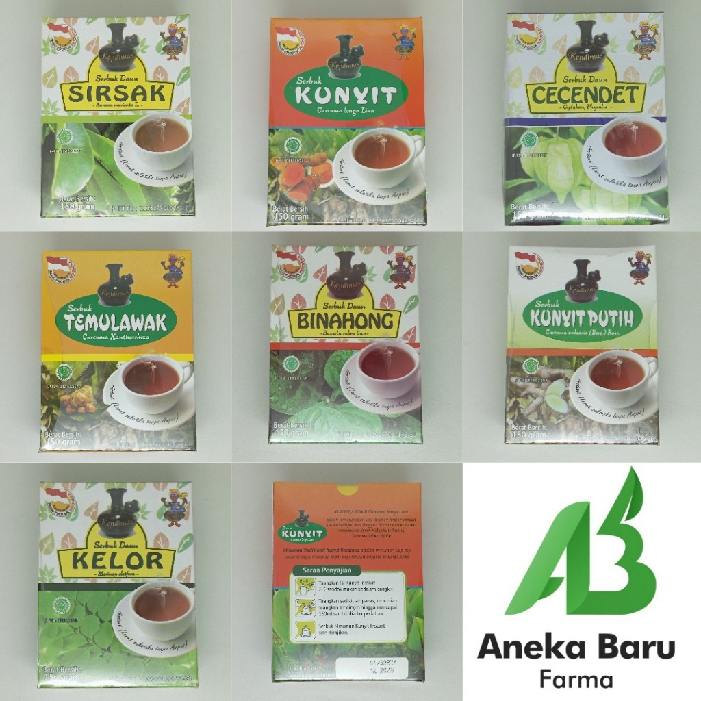 

KENDIMAS MINUMAN TRADISIONAL SERBUK INSTANT 150GR/ TEMULAWAK/ KUNYIT - DAUN KELOR