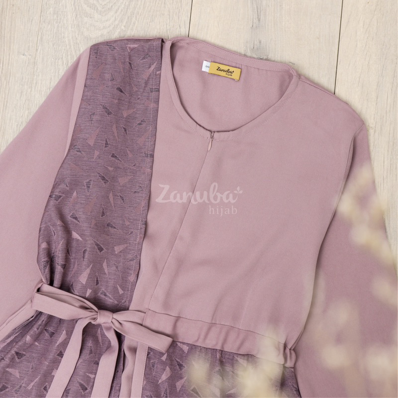 Zanel Crystal Set Zanuba Hijab Gamis Syari