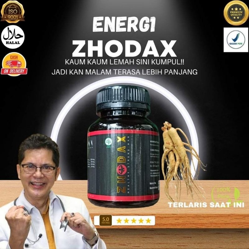 [PROMO] ZHODAX PENAMBAH PERKASA PRIA/PENAMBAH STAMINA TETAP JOSS