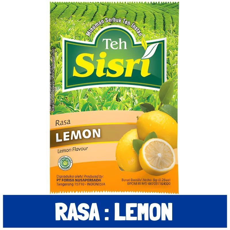 

Teh Sisri rasa lemon renceng 8gr