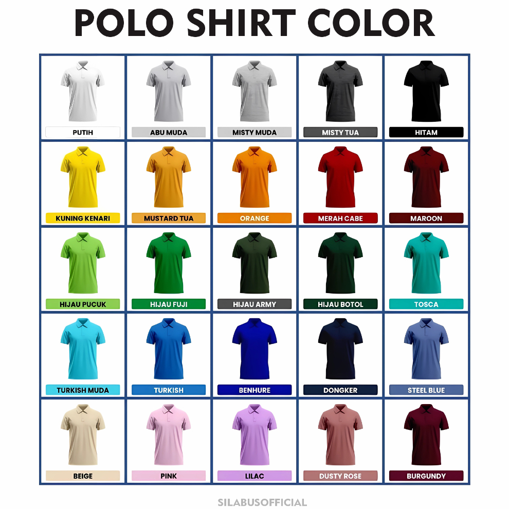 Kaos Kerah, Polo Shirt, Custom Logo Design Sendiri Sablon Satuan, Sablon Satuan, Custom Satuan