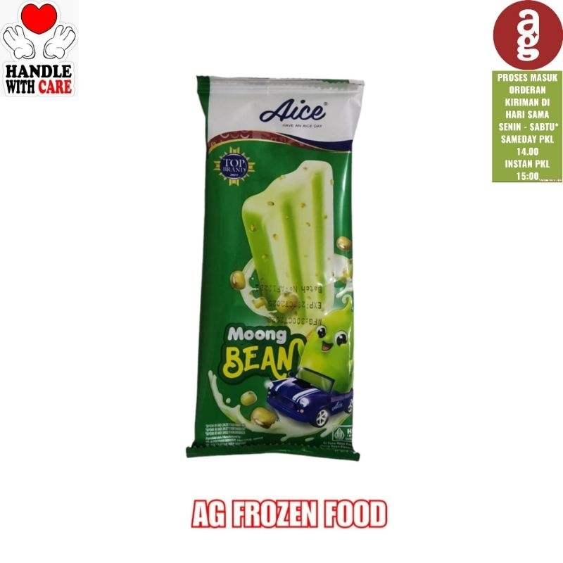 

Aice Moong Bean Stick 70Ml ( Di kasih Es Block Dari Toko )