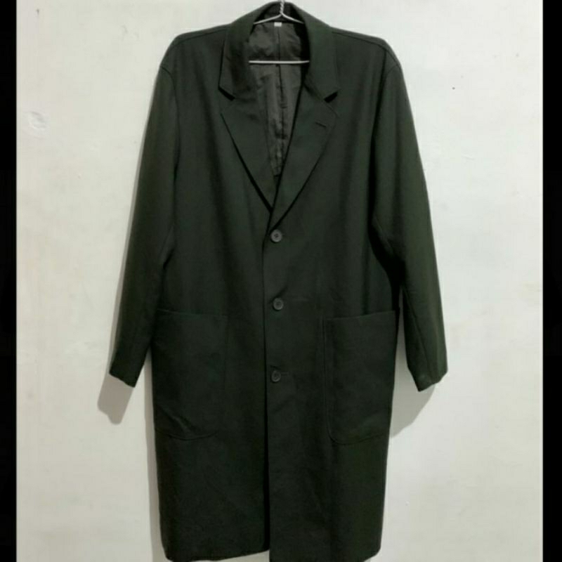 Mantel Blocktech Long Coat Uniqlo U