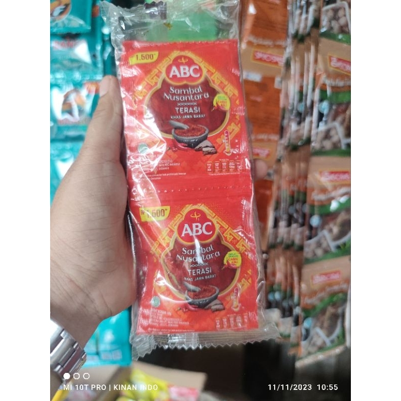 

sambal terasi ABC sachet isi 10