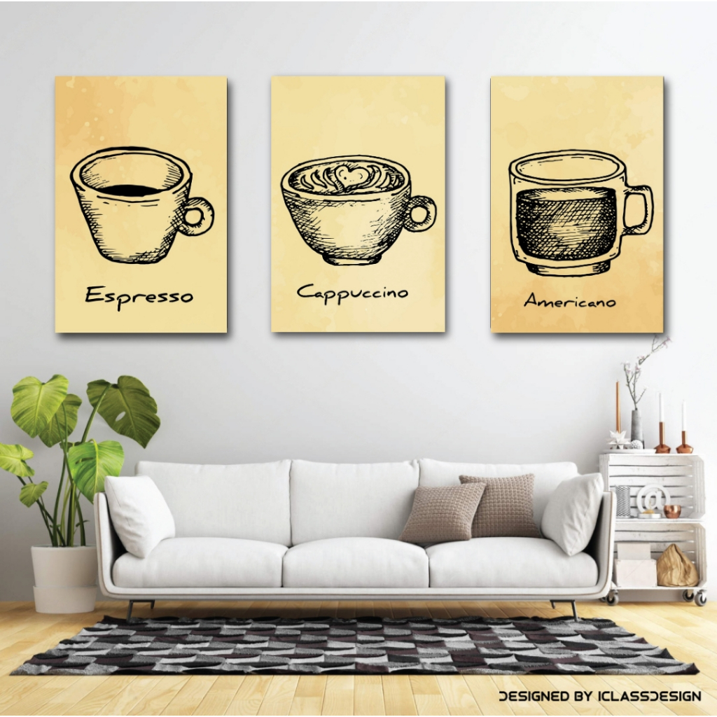 HIASAN DINDING KOPI PEN 20X30 CM POSTER KAYU WALL AESTHETIC IC180
