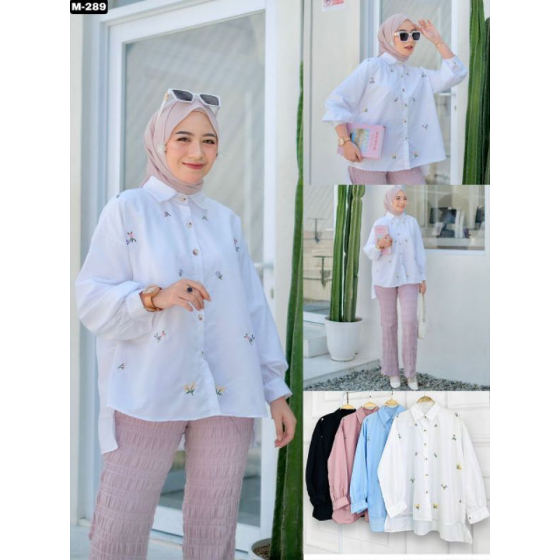blouse katun bordir blouse premium blouse viral blouse putih