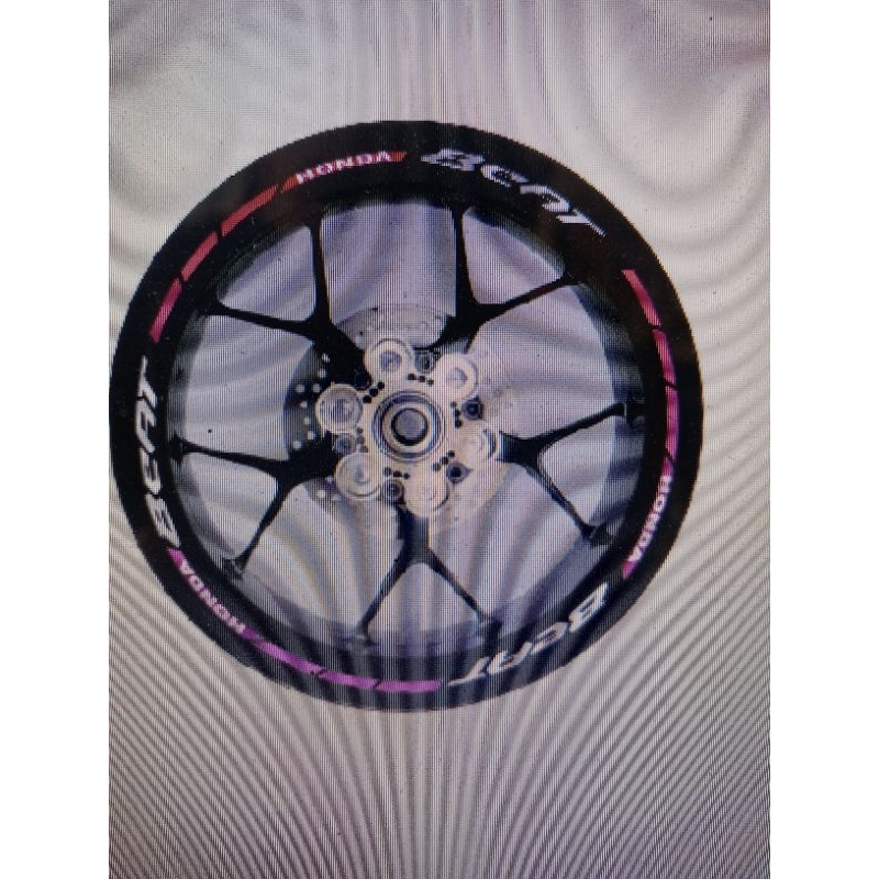 stiker list velg beat