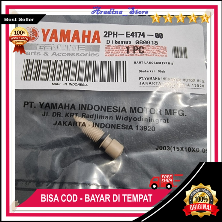Baut Karburator Yamaha Original Baut Langsam Setelan Gas Angin Yamaha Mio M3 J Soul GT Fino 125 2PH 
