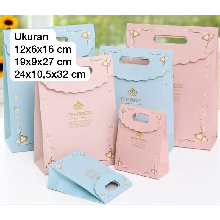 

SUNPARTY papperbag princess dan prince S perpack