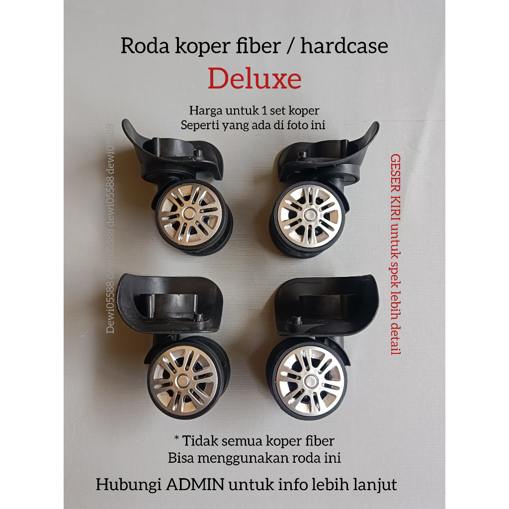 RODA KOPER, RODA DOUBLE WHEEL, RODA PUTAR 360