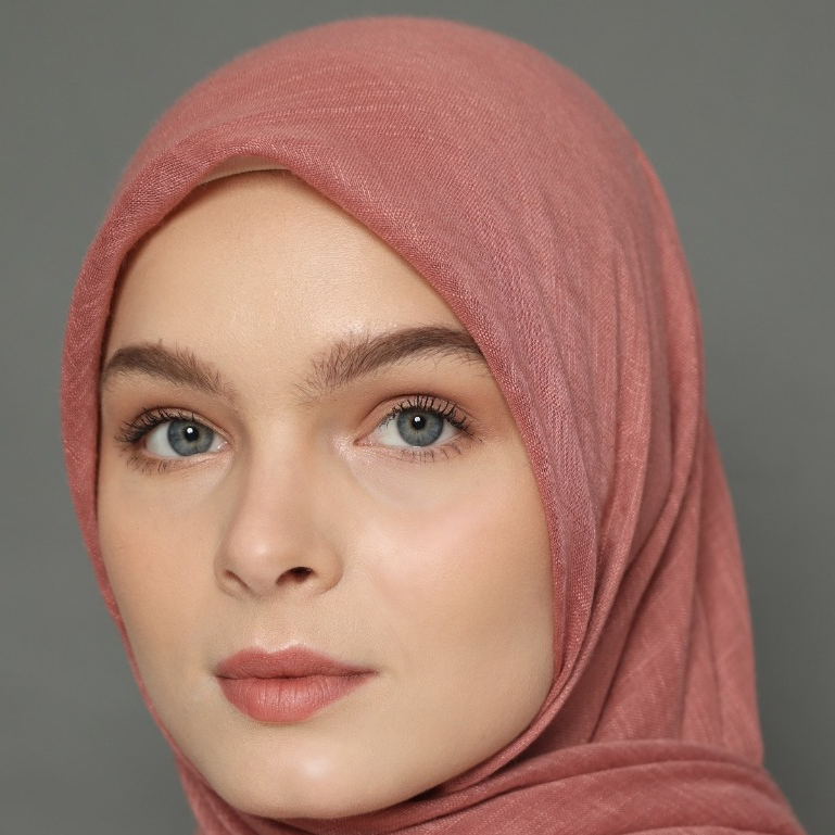 BASIC Scarf Miss Color Voile Flam Hijab Polos - Hijab Size 100*100 cm-2