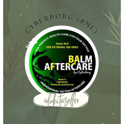 CYBERBORG balm tattoo aftercare (CYBERBORG 8ml) balm tattoo aftercare tato bpom murah termurah