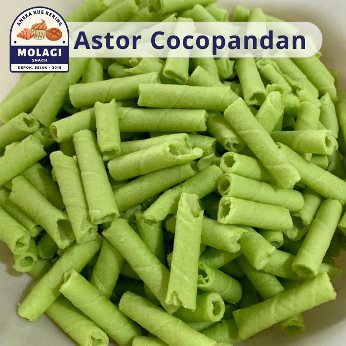 

Wafer Stik Astor Cocopandan Barcelona 250 Gram - Molagi Snack