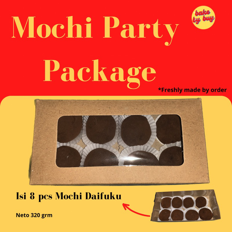 

READY 25 DESEMBER MOCHI DAIFUKU CHOCOLATE PARTY PACKAGE | Hampers Mochi