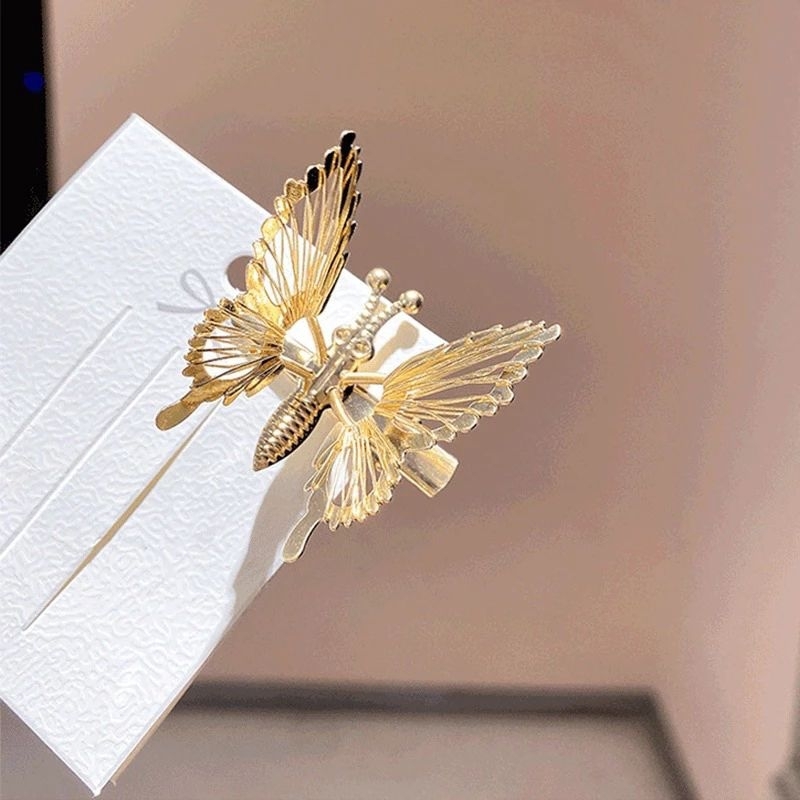 Jepit Kupu-Kupu Udeng Viral/ Jepit Rambut Kupu-Kupu/ Jepit Kupu-Kupu Bergerak