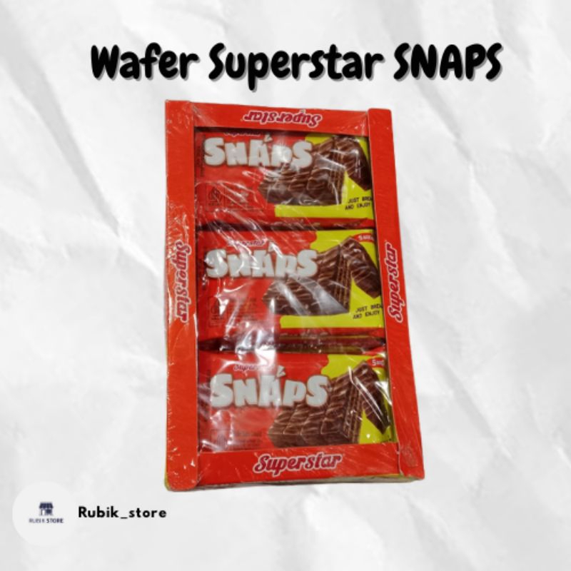 

WAFER SUPERSTAR SNAP 1BOX ISI 12PCS