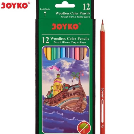 

Ready [D] Joyko Pensil Warna 12 Warna Panjang CP-103 Grosir