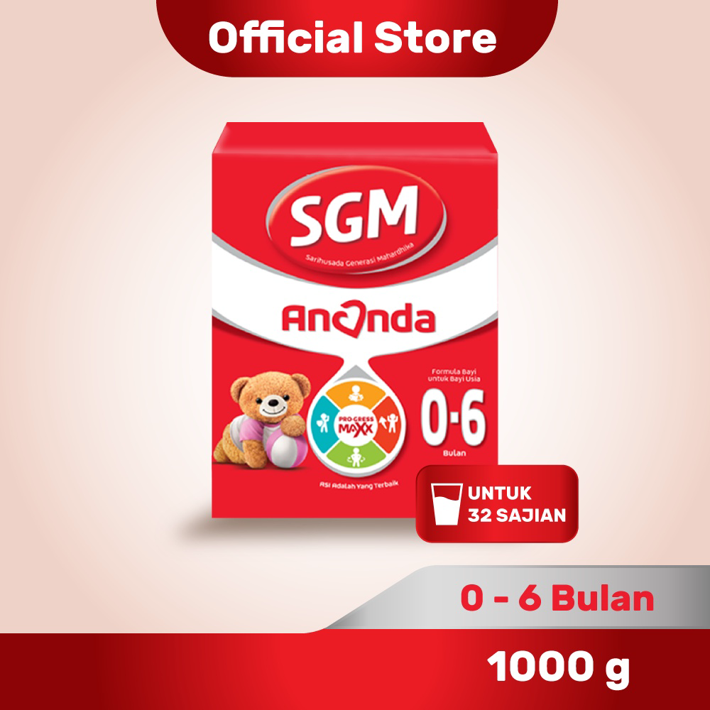 12.12 Flash Sale SGM Ananda 1 Susu Formula Bayi Bubuk 0-6 Bulan 1000 gr grosir
