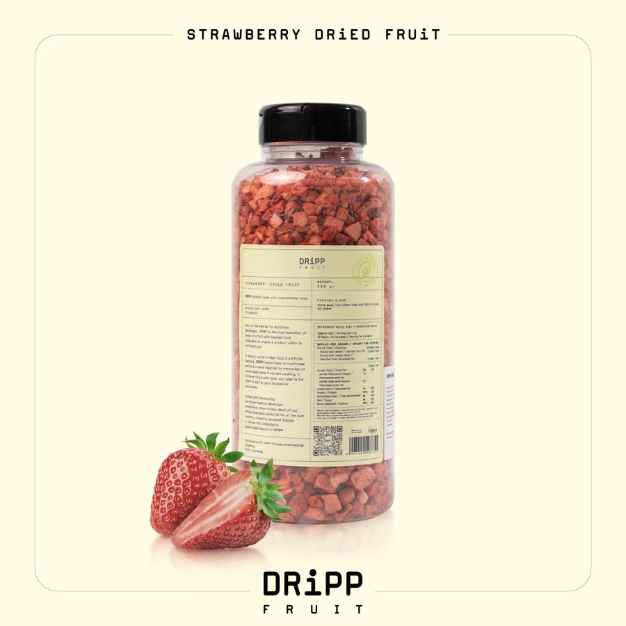 

DRiPP Dried Fruit Strawberry 100gr Topping Minuman