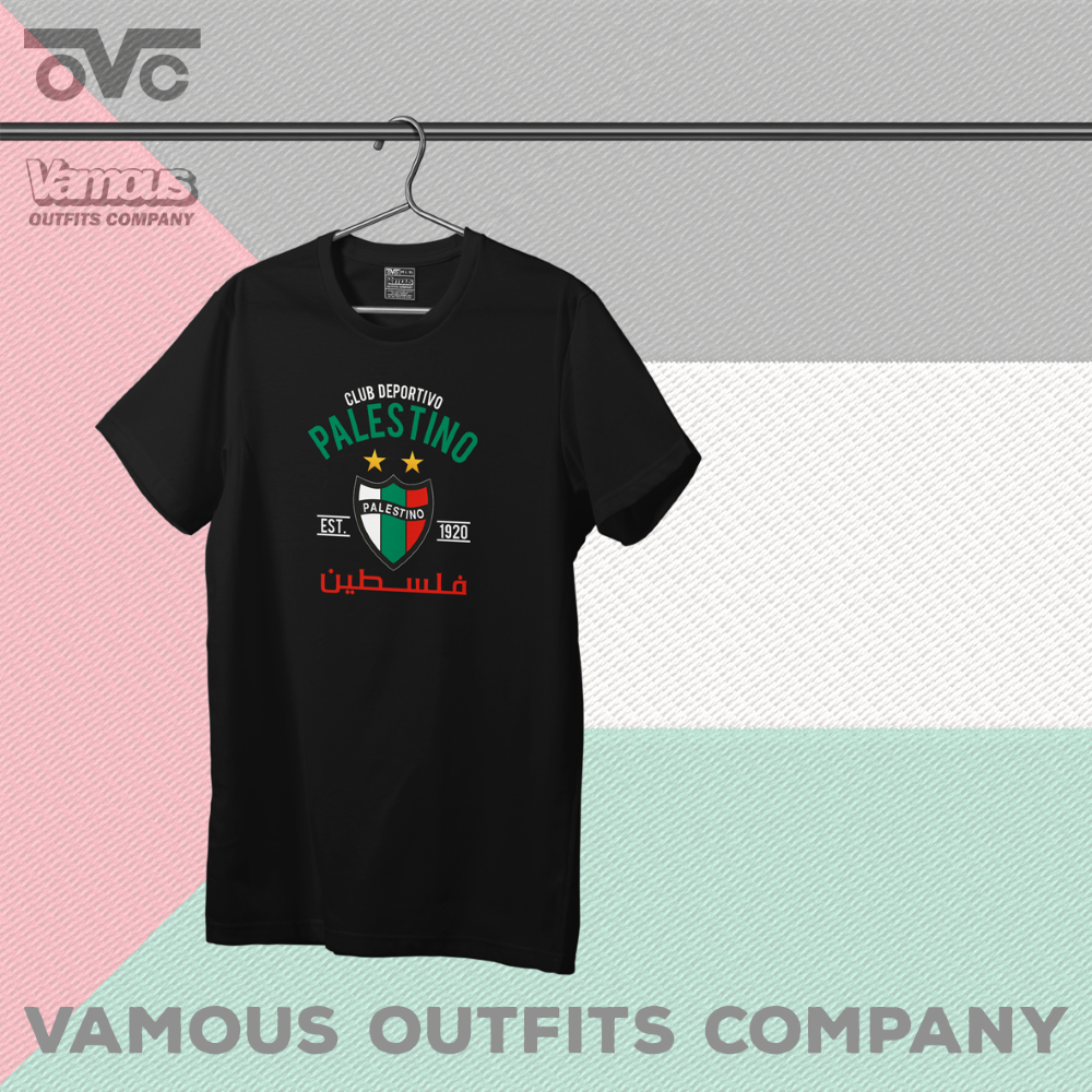 Kaos PALESTINA Club Deportivo Palestino, bikinbaju Tshirt kaos printing