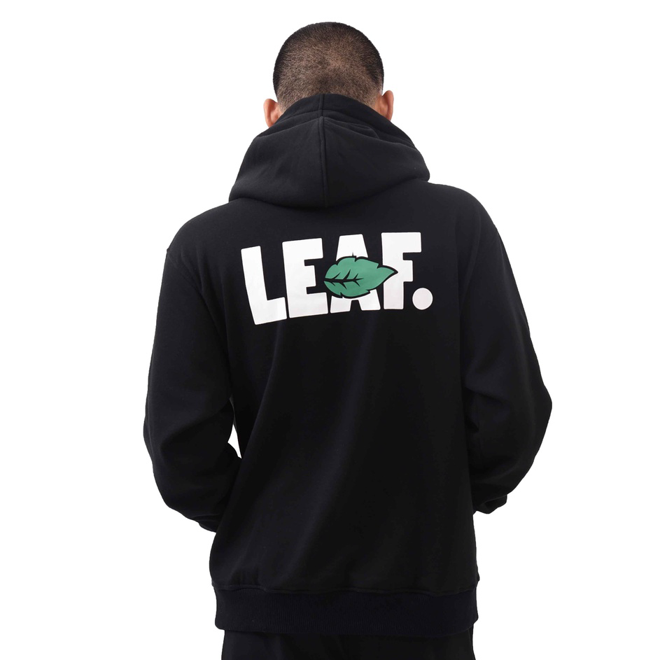 HQYC0633 (C6369]  LEAF OG Logo Classic Black Hoodie