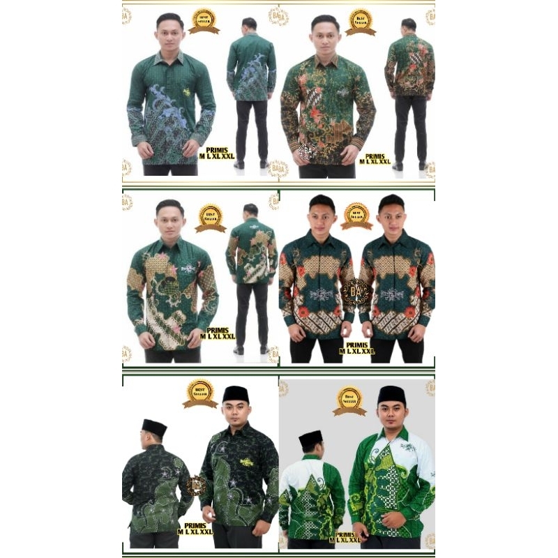 KEMEJA BATIK NU REMEKAN, TALI JAGAT, BUNGA BANGSA, WAYANGAN,  LINTANG SONGO. KEMEJA BATIK NU