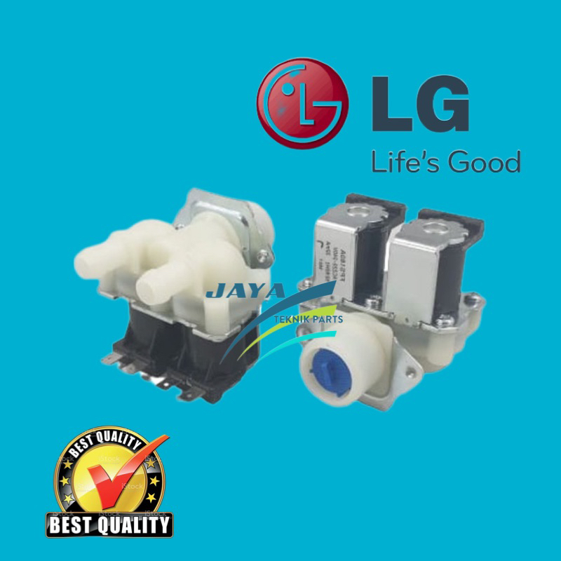 Water Inlet Selenoid Mesin Cuci LG 2 Inlet Front Loading - Selenoid Mesin Cuci LG Soket Lurus