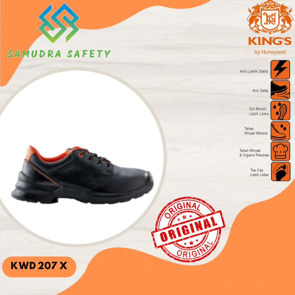 Safety Shoes Kings by Honeywell || Sepatu Safety Kings by Honeywell KWD 207 X || Original 