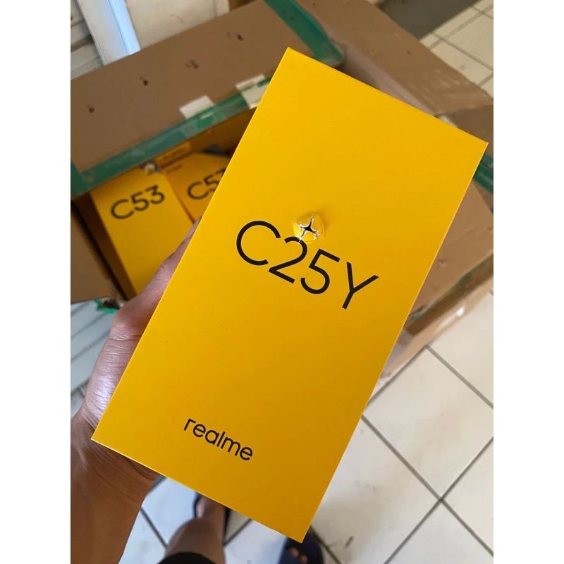 

BOS KOTAK HANDPHONE KARDUS BEKAS REALME C25Y WADAH HP REALME C25 Y