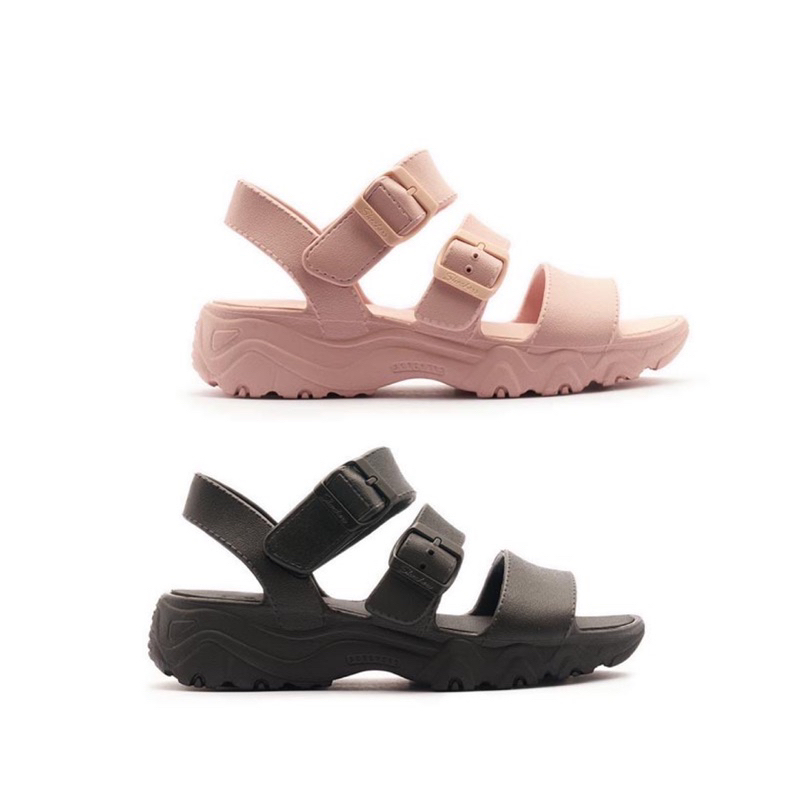 SKECHERS D’LITES 2.0 - COOL COSMOS WOMEN’S SANDALS - BLACK BLUSH