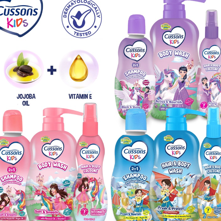 Murah Cussons Kids Shampoo / Hair and Body Wash Botol Refill / Hair & Body Cologne