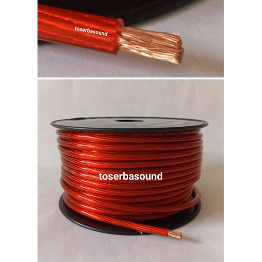 Ready Kabel 8 AWG Setrum Power Ground Aki 8awg audio mobil Jual Meteran