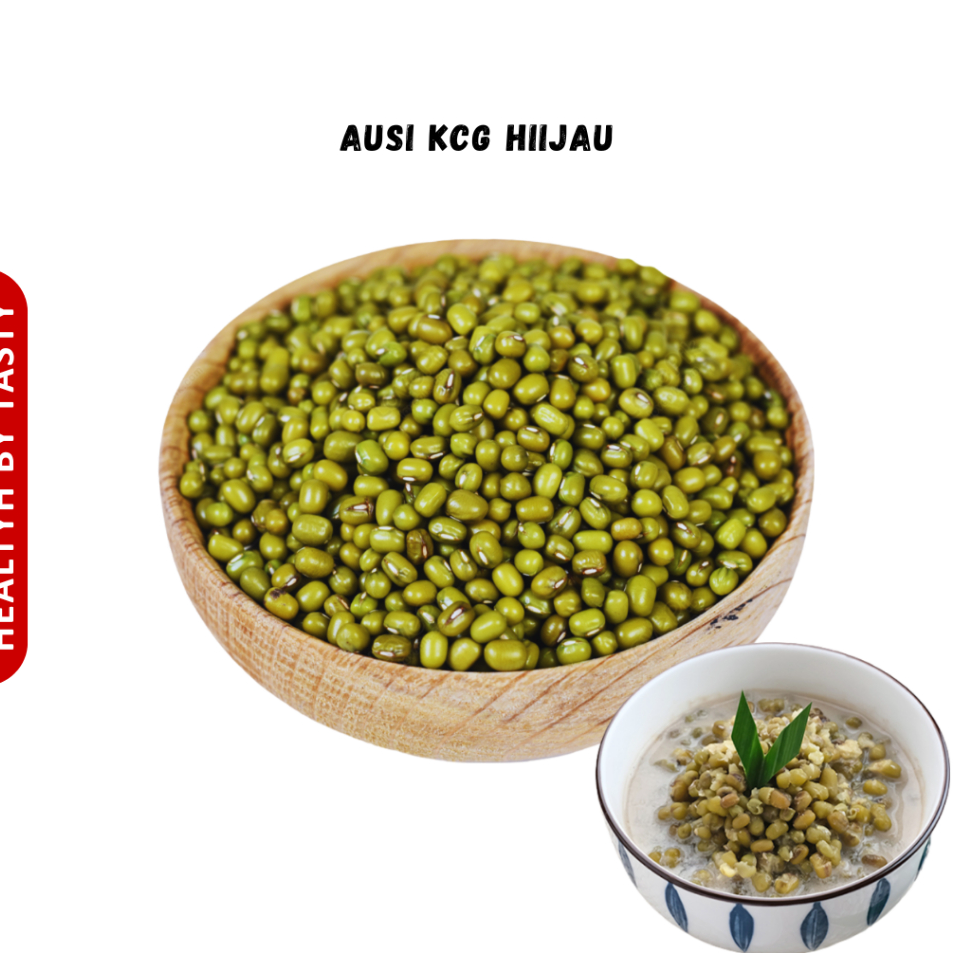 

Ready Kacang Hijau Australia Large Green Mung Beans 500g