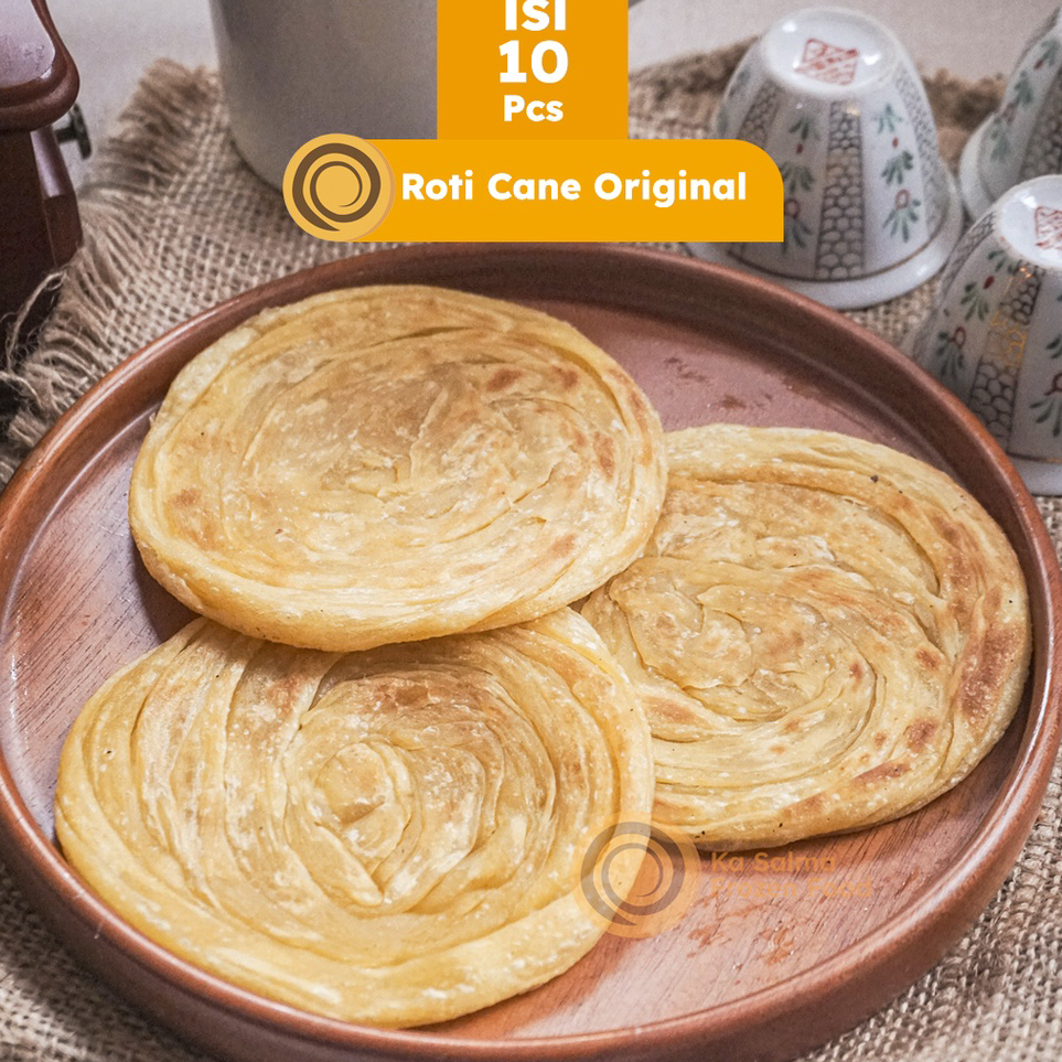 

Murah Banget [ISI 10] Roti Cane Original isi 10 Pcs / Roti Canai / Roti Maryam / Roti Konde Original Paling Popular