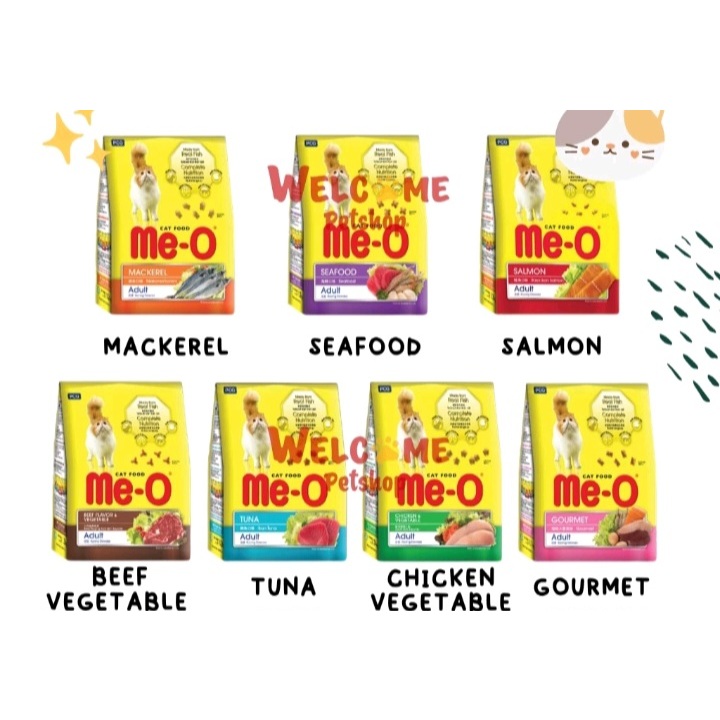 [GRATIS ONGKIR] Me-o salmon adult 1kg m-o tuna adult 1kg me-o makarel adult 1kg me-o seafood 1kg me-