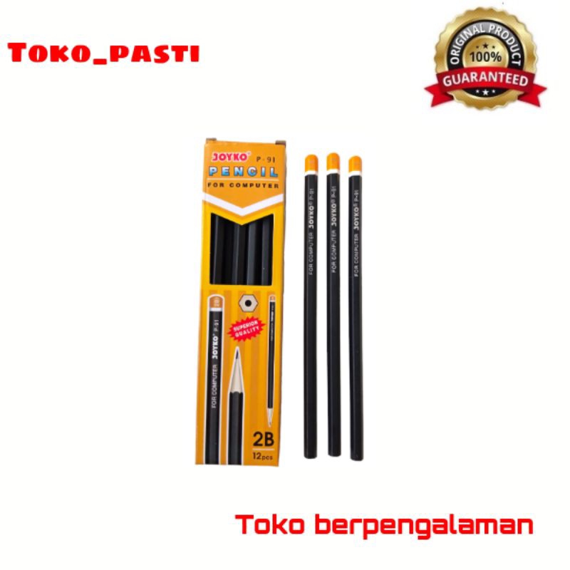 

PENSIL 2B JOYKO P 91 CARBON jual per lusin