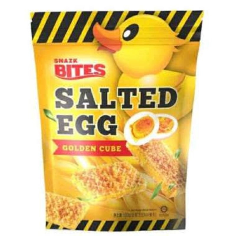 

Snazk Bites Salted Eeg Golden Cube Kemasan 100Gram