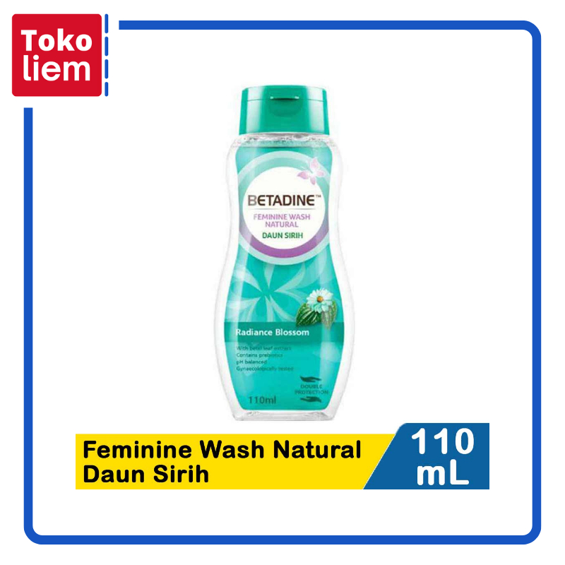 Betadine Feminine Wash Natural Daun Sirih 110Ml