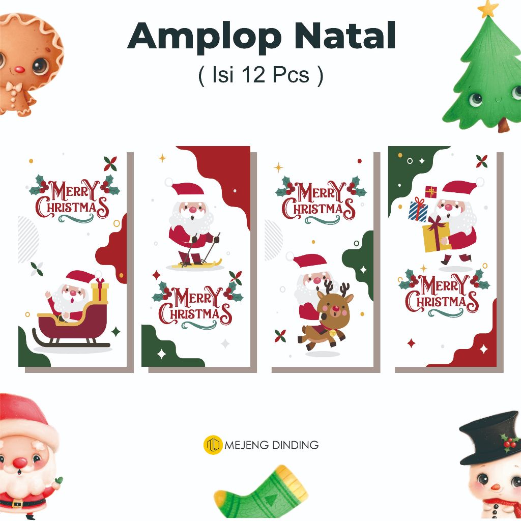 

(ISI 12) AMPLOP ANGPAO NATAL | CHRISTMAS ENVELOPE | Angpao Natal Merry Christmas | ANGPAO / AMPLOP / HONGPAO Christmas Natal Tahun Baru | amplop Natal|Happy new year|Tahun baru|Merry Christmas | AMPLOP NATAL / ANGPAO NATAL / AMPLOP TAHUN BARU