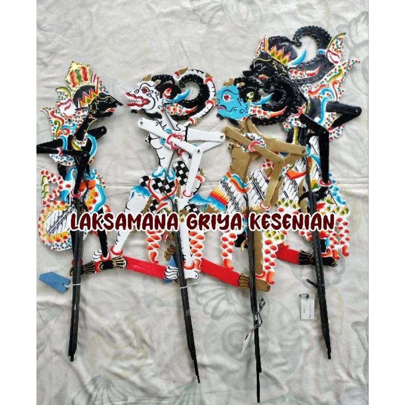 set wayang isi 4 / wayang kertas duplex / wayang kertas pentas